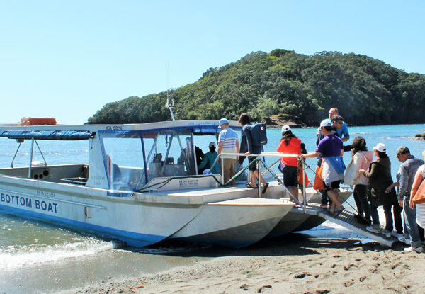 Trip for Two Adults on the Glass Bottom Boat at Goat Island