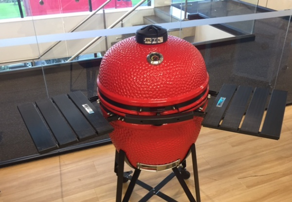 Kamado Charcoal BBQ Package - Two Colours Available