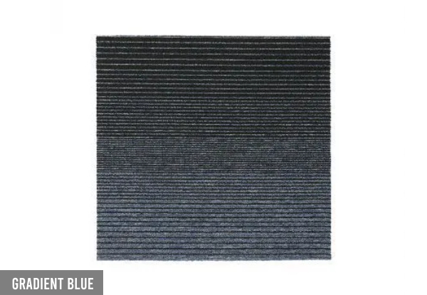 20-Piece Carpet Tiles - Six Colours Available