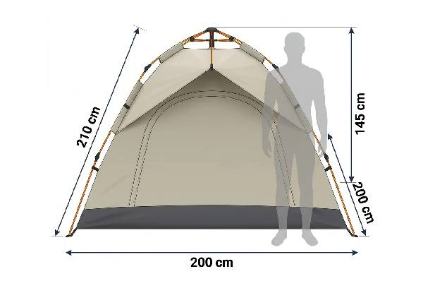 Two to Three-Person Portable Camping Tent