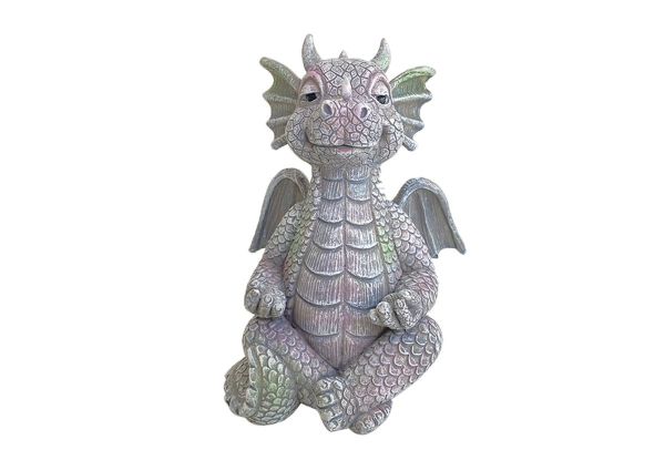 Cute Courtyard Dragon Sculpture - Three Statue Styles Available & Option for Two