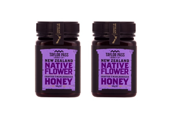 Two-Pack of Taylor Pass Honey Native Flower 500g