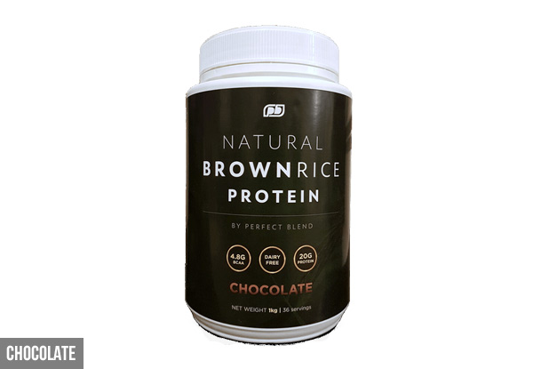 Natural Brown Rice Protein - Chocolate or Vanilla Flavours Available