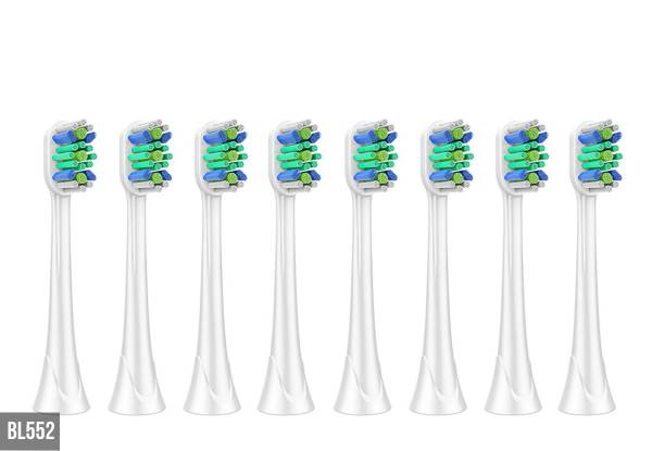 8-Pack of Electric Toothbrush Replacement Heads Compatible with Phillips - Option for 16-Pack
