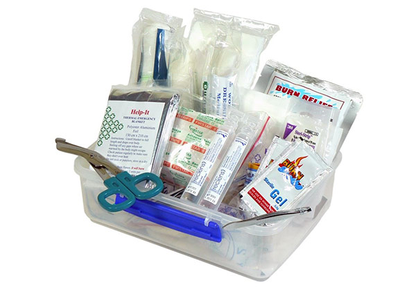 Commercial & Marine First Aid Kit in Waterproof Container