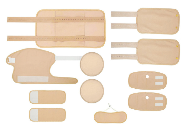 11-Piece Castor Oil Pack Wrap Kit