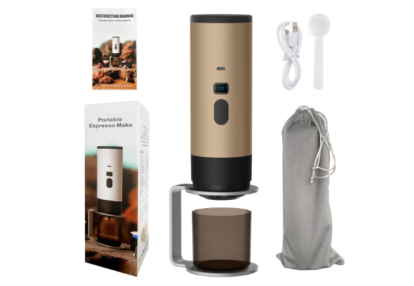 Three-in-One Portable Electric Espresso Machine - Availalbe in Five Colours