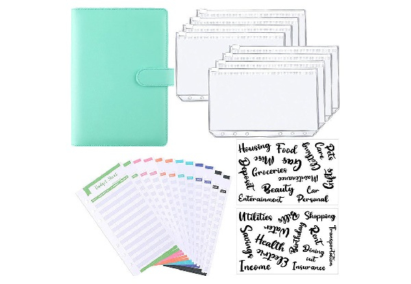 A6 Budget Planner Binder - Six Colours Available