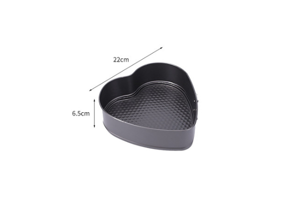 Three-Piece Non-Stick Cake Baking Pan Mould with Removable Bottom