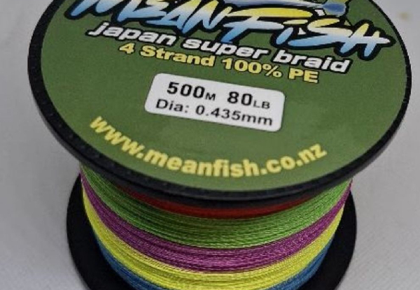 Meanfish Braid 500M Fishing Line