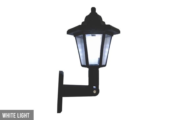 Outdoor Garden Wall Lamp - Two Colours Available & Option for Two