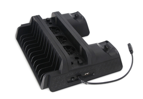 Controller Charging & Console Cooling Dock Compatible with PS4 Slim Pro