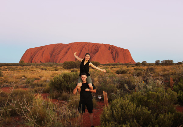 Per-Person Twin-Share Ayers Rock - Northern Territory Australia Adventure incl. Airport Transfers, Two Nights Accommodation, Uluru BBQ Dinner, a Night at the Field of Lights