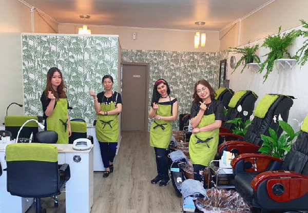 Pamper Treatment at Green Nails & Spa - Options for Nail Treatment, Eye Lash Extensions, Eyebrow Waxing & Tinting and Hair Wash & Massage - Nine Options Available