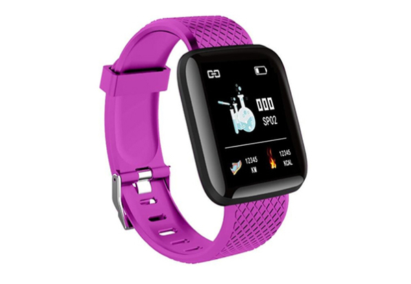 116-Plus Smart Sports Tracker Watch - Five Colours Available & Option for Two