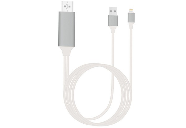 Lightning to HDMI 1080P Adaptor Cable - Options for Two & Two Colours Available with Free Delivery