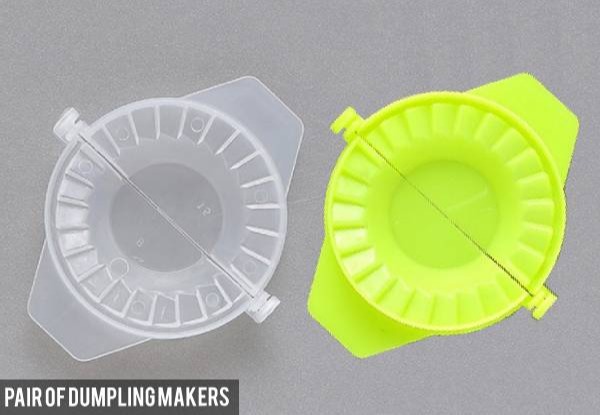 Pair of Dumpling Makers - Option to incl. Stuffing Spoon with Free Delivery