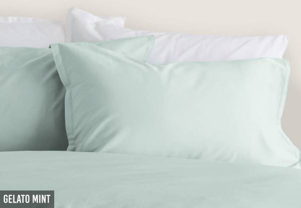 Canningvale Bamboo Cotton Duvet Cover Set -  Four Colours & Two Sizes Available