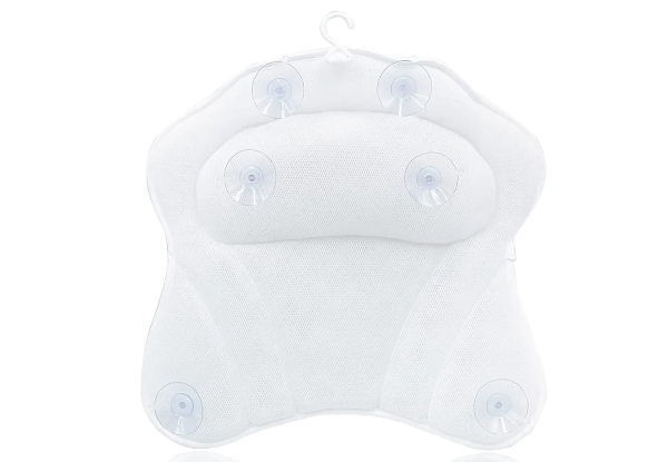 4D Mesh Bath Pillow - Available in Two Styles & Option for Two