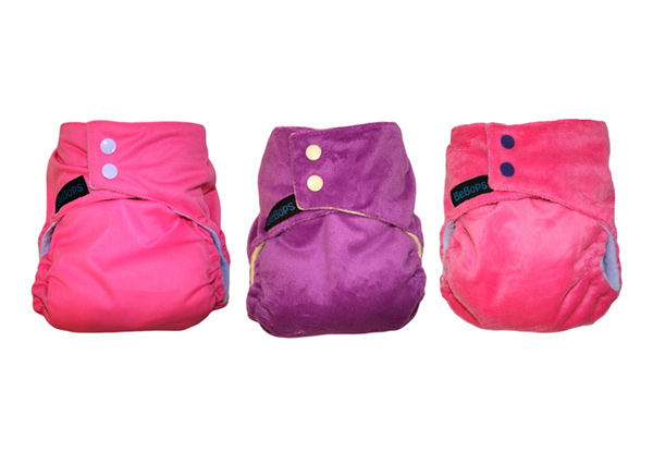 $18 for a Cloth Nappy with Bamboo Microfibre Insert – Three Colours Available
