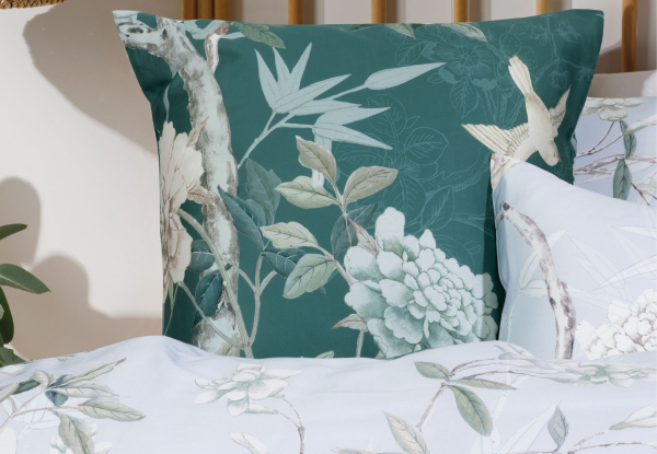 Savona Anika Duvet Cover Set - Available in Four Sizes & Option for Extra European Pillowcase
