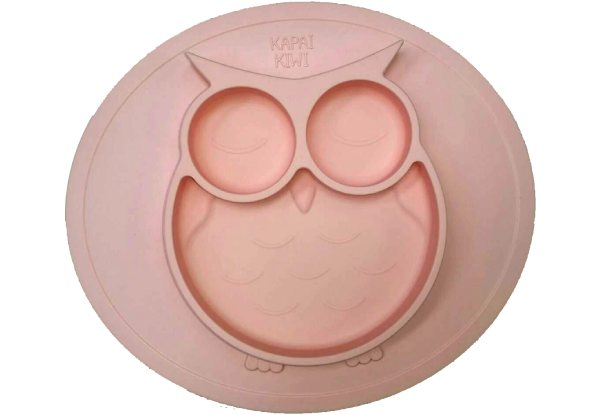 Kapai Kiwi Silicone Owl Plate - Three Colours Available - Option for Two-Pack