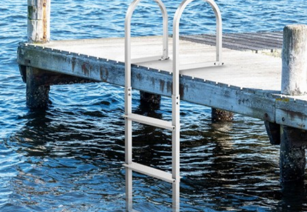 Three-Step Non-Slip Removable Boat Dock Pool Ladder