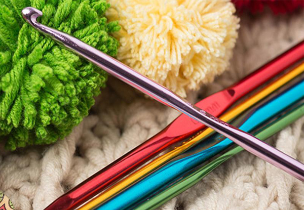 22-Piece Crochet Knitting Set & Carry Case