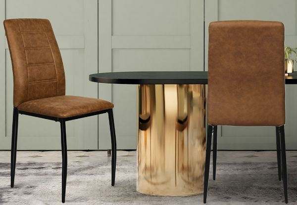 Two-Piece Levede Dining Chairs