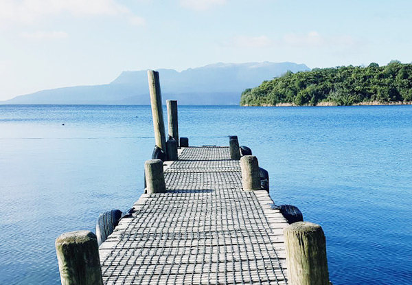Lakeside Lunch Dining Experience Overlooking the Stunning Lake Tarawera for Two People