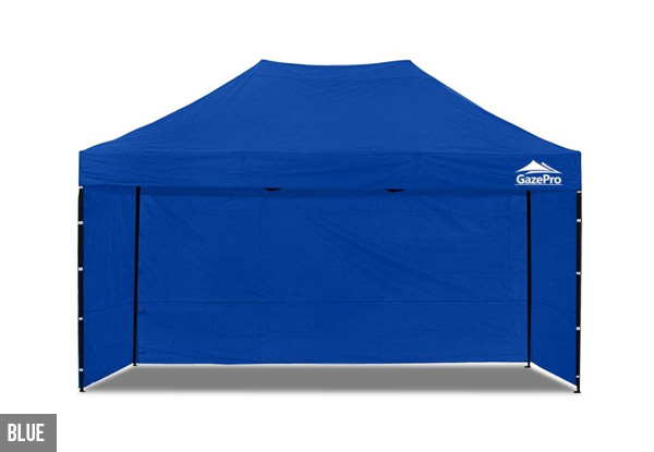 3 x 4.5m Gazebo with Side Walls - Four Colours Available