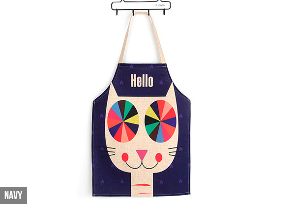 Cat Print Aprons - Two Styles & Sizes Available