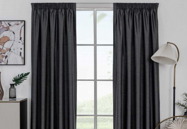 Pair of Thermal Readymade Curtains - Available in Two Colours & Six Sizes