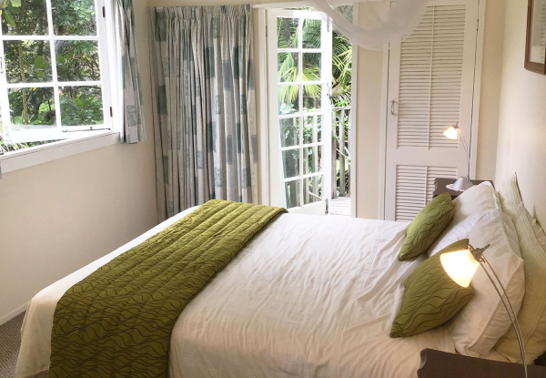 Two-Night Escape to Great Barrier Island for Two People incl.  Late Checkout, Complementary Kayaks, Surfboards & Boogie Boards - Options for Three or Four Nights