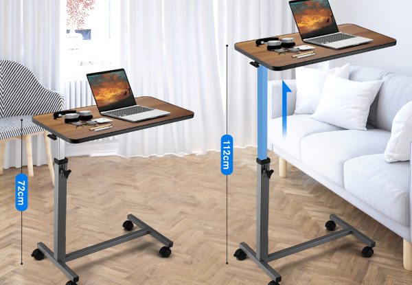 Modern Adjustable Mobile Overbed Table