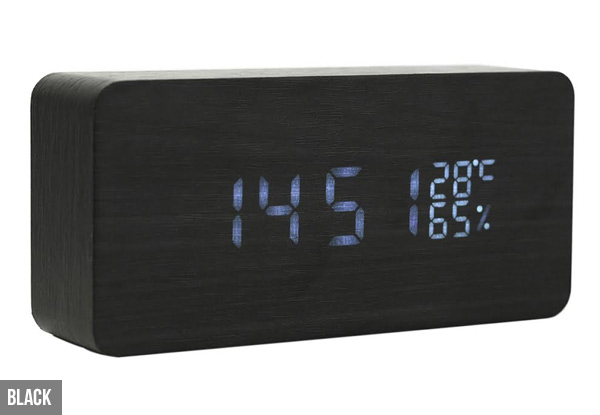 Desktop Digital Clock - Four Colours Available with Free Delivery