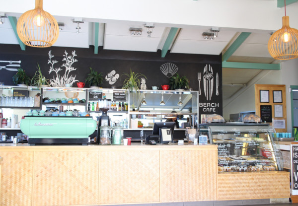$40 The Beach Cafe Voucher - Valid for Menu Items & Hot Drinks