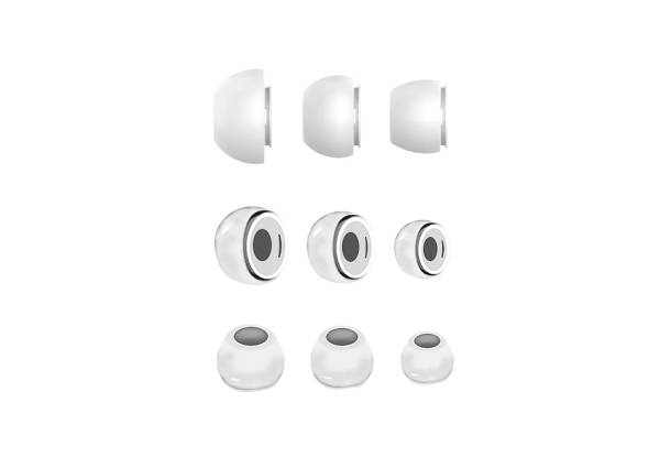 Three-Pair Replacement Silicone Ear Tips Set