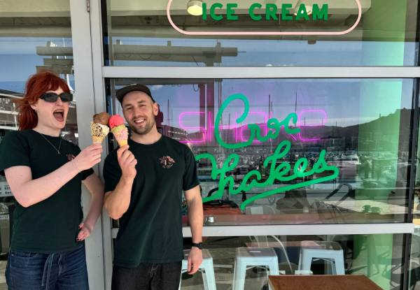 $10 for a $20 Voucher to Spend on Ice Cream at Croc Shakes, Wellington Waterfront