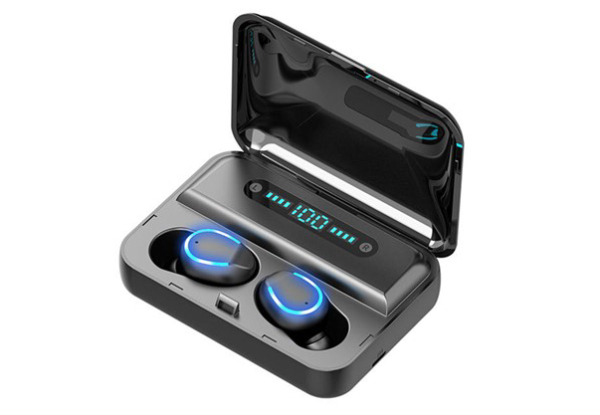 Wireless Earphones with LED Display - Option for Two