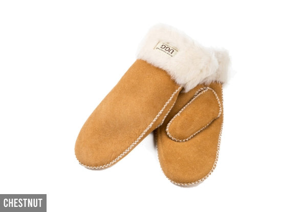OZWEAR UGG Sheepskin Mittens - Two Colours & Four Sizes Available