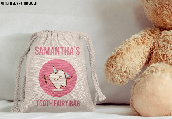 Personalised Tooth Fairy Bag - Options for up to Three Bags with Free Delivery