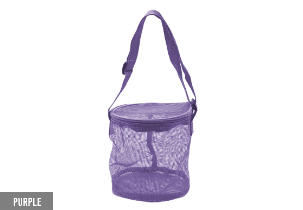 Beach Shell Toy Storage Bag - Available in Six Colours & Option for Two-Pack