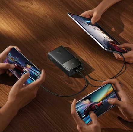 Baseus Star-Lord 10000mAh 30W Fast Charge Power Bank Digital Display USB-C Cable Black