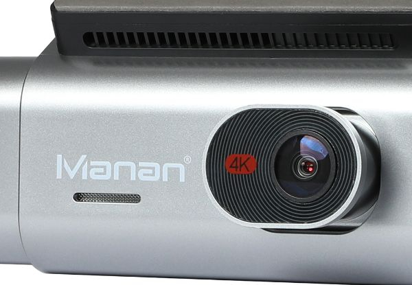 Manan 4K Wi-Fi GPS Front & Rear Dash Camera with 128G Card