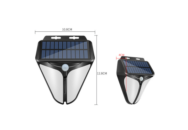 One-Pack Solar-Powered Motion Sensor Lamp - Option for Two-Pack