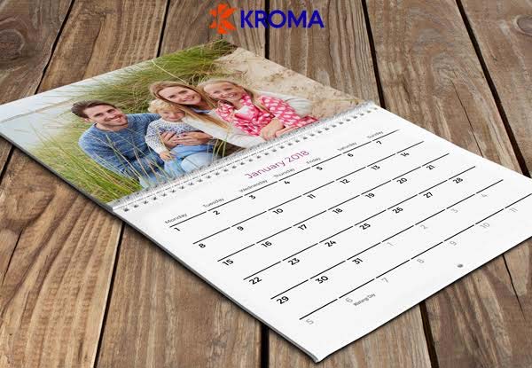 One A4 Flip Wall Calendar - Options for up to Ten Flip Wall Calendars, One Desk Calendar & Pick-up or Delivery Options