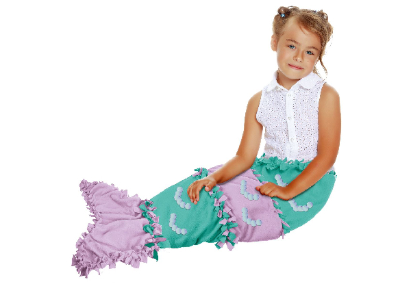 Craft for Kids - Make Your Own Mermaid Tail Blanket