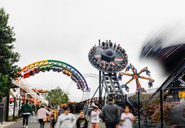 Rainbow's End April Twilight Rides Pass - Option for Family Pass - Valid 16th to 22nd April 2023
