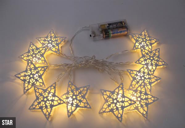 10-LED Decor Light String - Five Styles Available